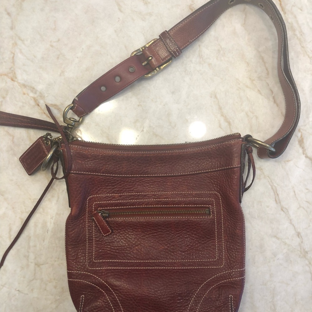 Coach leather purse